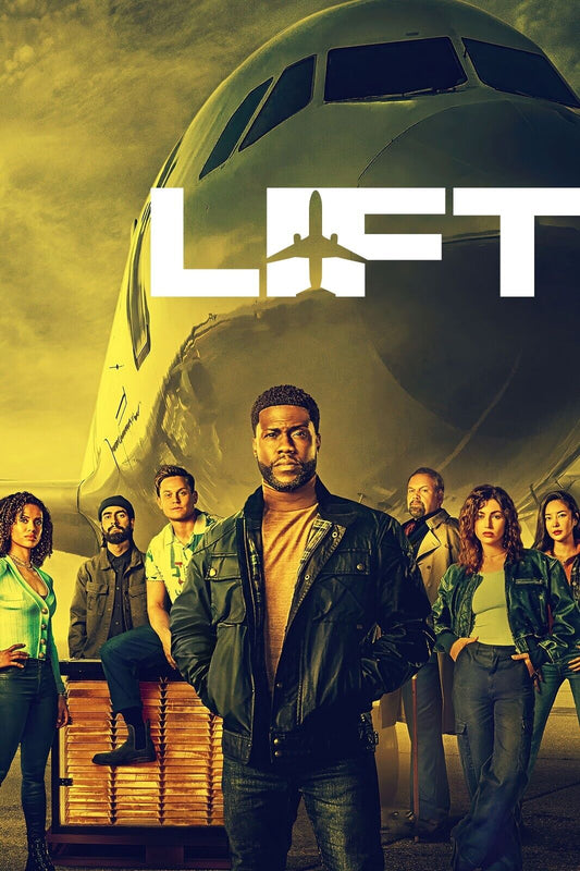 Lift (2024) Poster 24x36 - High-Stakes Action Thriller Kevin Hart Movie - PosterFire.com