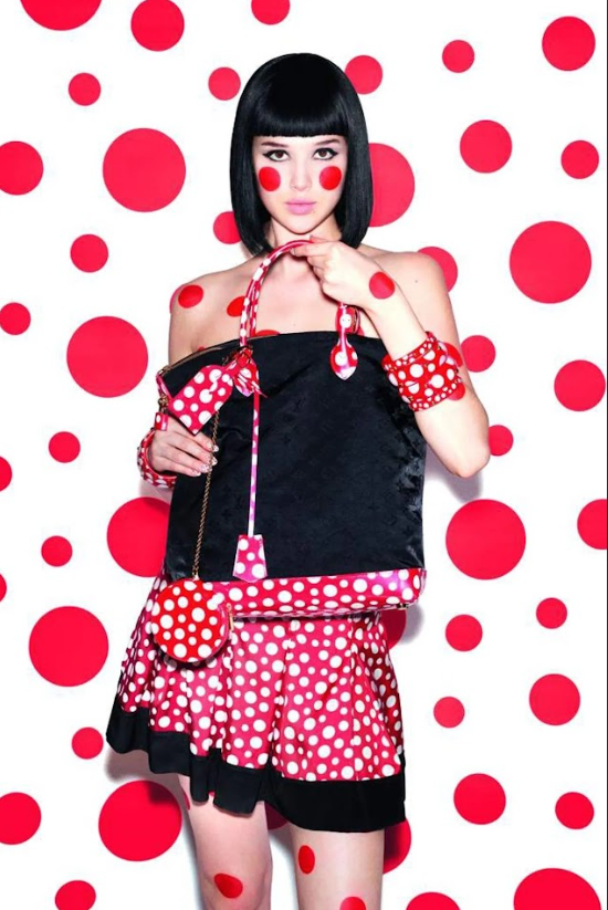 Louis Vuitton Yayoi Kusama Collab 2012 Poster 24x36 - Iconic Art and Fashion