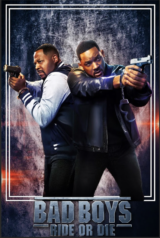 Bad Boys: Ride or Die (2024) 24x36 Poster - Will Smith, Martin Lawrence, Action