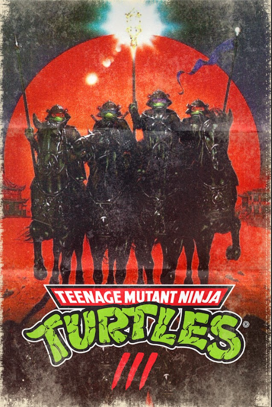 Teenage Mutant Ninja Turtles III (1993) 24x36 Movie Poster Action Adventure - PosterFire.com