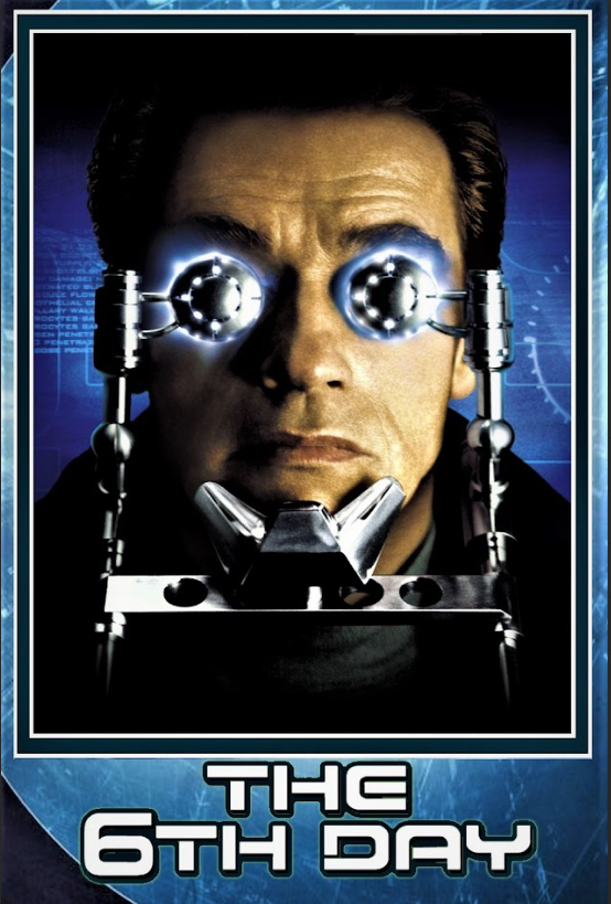 The 6th Day 2000 Poster 24x36 - Sci-Fi Action Thriller Arnold Schwarzenegger