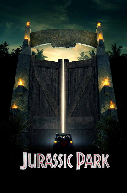 Jurassic Park (1993) Movie Poster 24x36 Iconic Adventure, Dinosaurs Unleashed - PosterFire.com