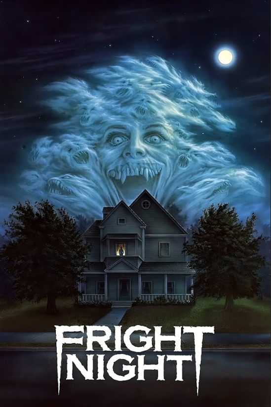 Fright Night 1985 Movie Poster 24x36 | Horror Comedy Classic | Vampire Thriller