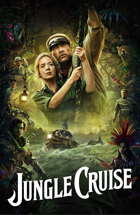 Jungle Cruise 2021 Poster 24x36 - Disney Adventure with Dwayne Johnson and Emily - PosterFire.com