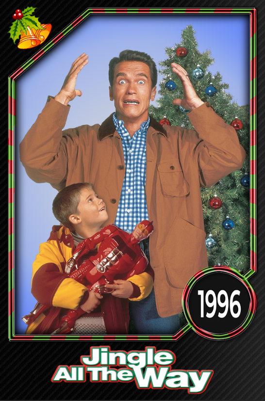 Jingle All the Way 1996 Poster 24x36 - Arnold Schwarzenegger Holiday Comedy