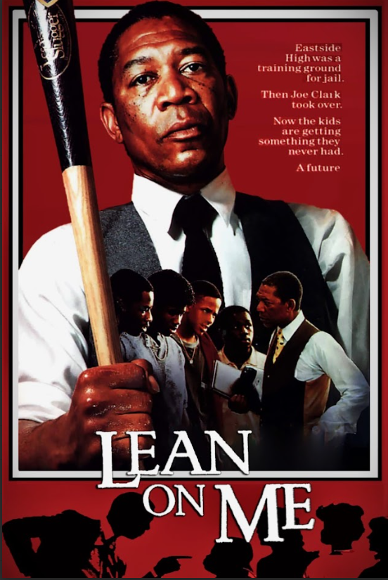 Lean on Me 1989 Poster 24x36 - Morgan Freeman Inspirational Drama School - PosterFire.com