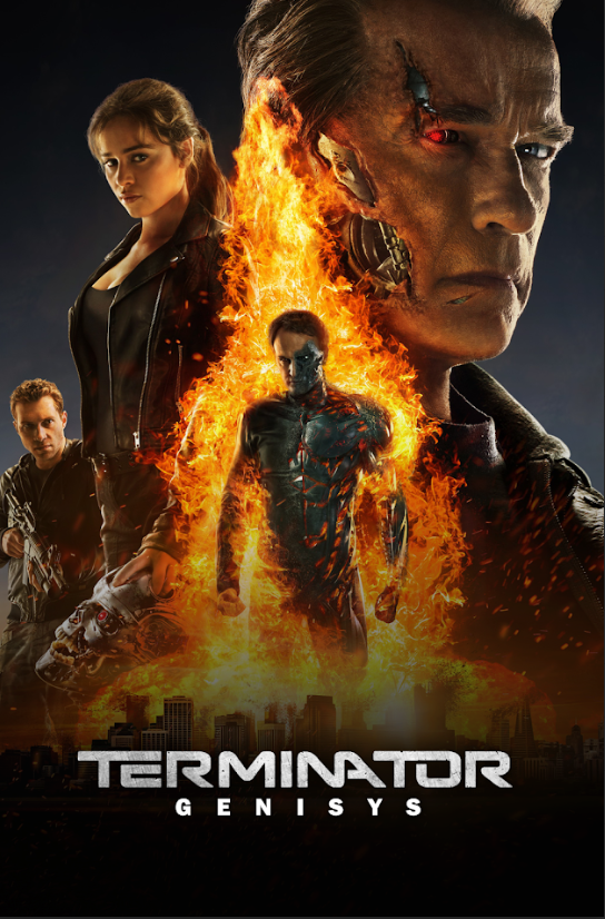 Terminator Genisys (2015) 24x36 Movie Poster Sci-Fi Action Arnold Schwarzenegger - PosterFire.com