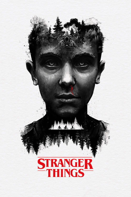 Stranger Things 2016 Poster 24x36 - Netflix Sci-Fi Horror Mystery Adventure