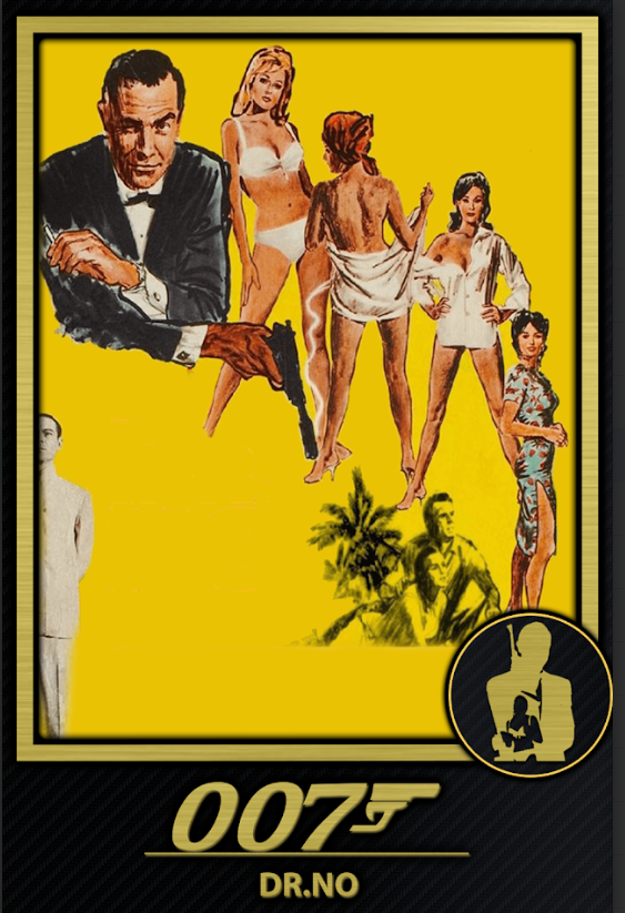 Dr. No (1962) 24x36 Poster Sean Connery Bond Spy Classic Retro Film Action - PosterFire.com