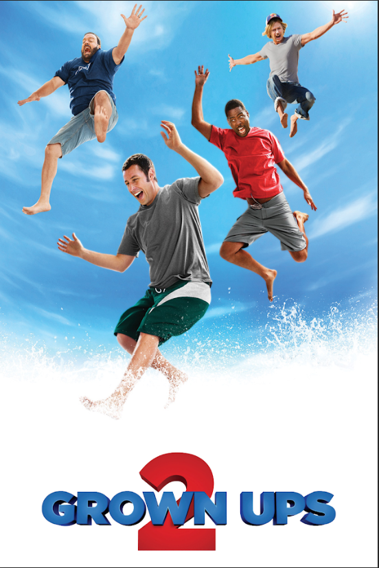 Grown Ups 2 2013 Poster 24x36 - Adam Sandler Comedy Family Fun Hilarious Sequel - PosterFire.com