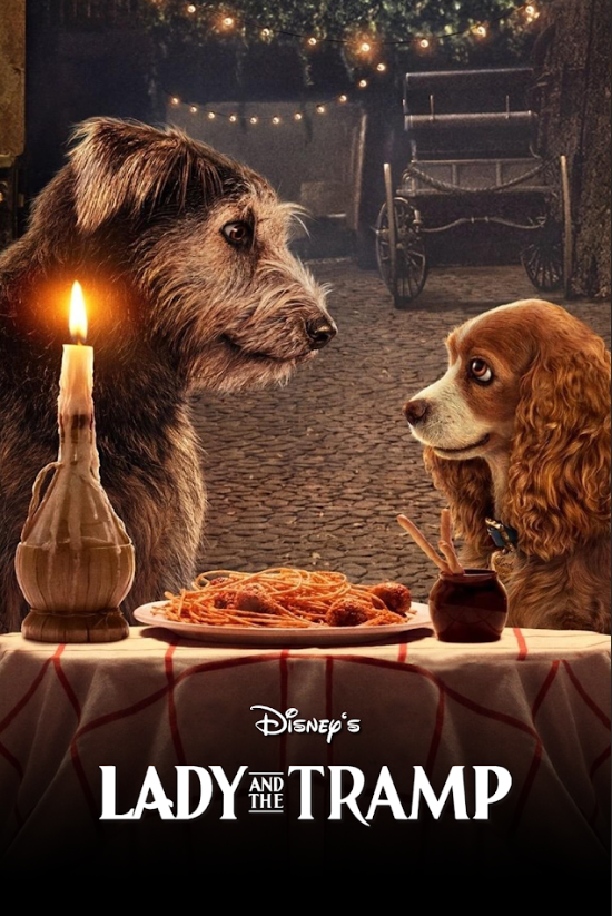 Lady and the Tramp 2019 Poster 24x36 - Live-Action Disney Romance, Beloved Canin - PosterFire.com