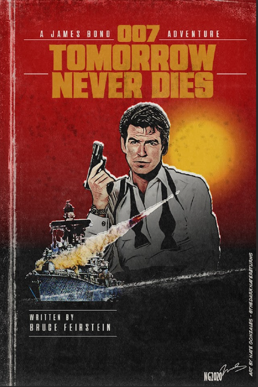 Tomorrow Never Dies 1997 Movie Poster 24x36 James Bond Action Thriller with Pier - PosterFire.com