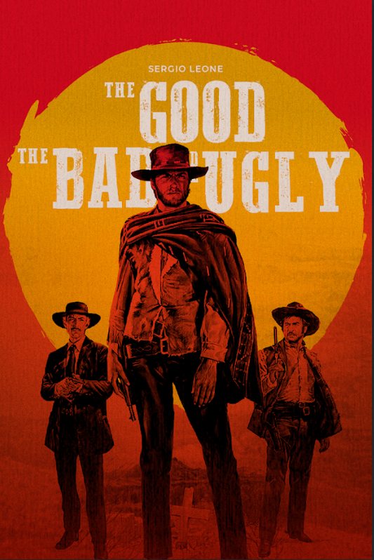 The Good, the Bad and the Ugly 1966 Poster 24x36 - Spaghetti Western Classic - PosterFire.com