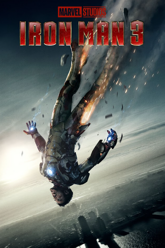 Iron Man 3 2013 Movie Poster 24x36 - Tony Stark vs. Mandarin Action Adventure