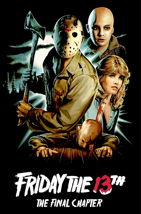 Friday the 13th: The Final Chapter 1984 Movie Poster 24x36 | Horror Slasher