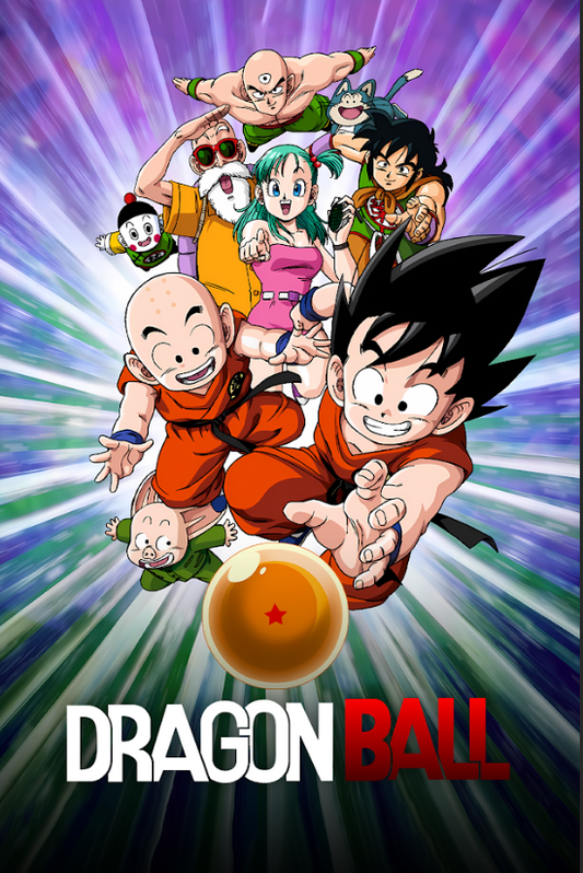 Dragon Ball 1986 Poster 24x36 - Classic Anime Adventure Featuring Goku - PosterFire.com