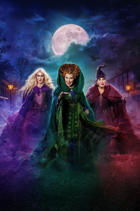 Hocus Pocus 2 2022 Poster 24x36 - Fun Family Halloween Sequel with the Iconic - PosterFire.com