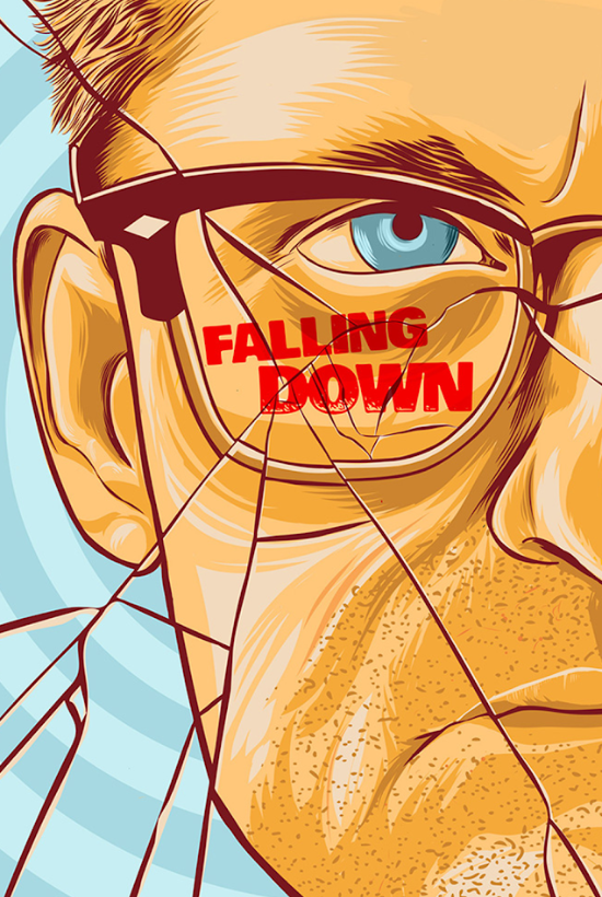 Falling Down 1993 Poster 24x36 - Michael Douglas Thriller Urban Meltdown Classic - PosterFire.com