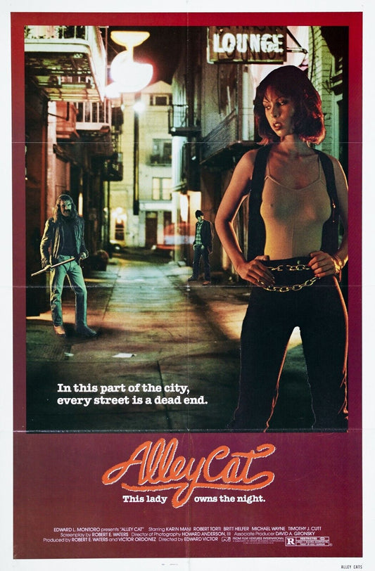 Alley Cat Movie Poster - Vintage Crime Thriller Collectible Art Print