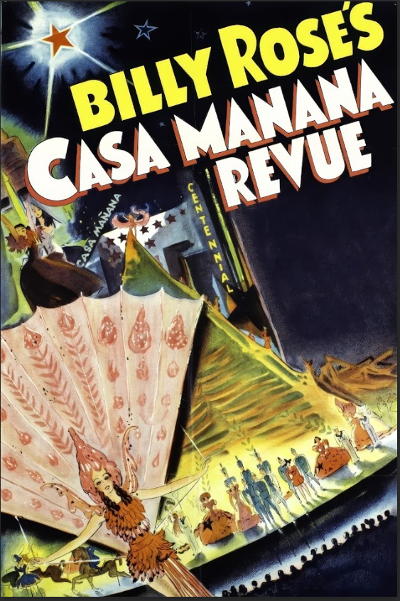 Billy Rose's Casa Mañana Revue 1938 Poster 24x36 - Musical Revue, Vintage Film - PosterFire.com