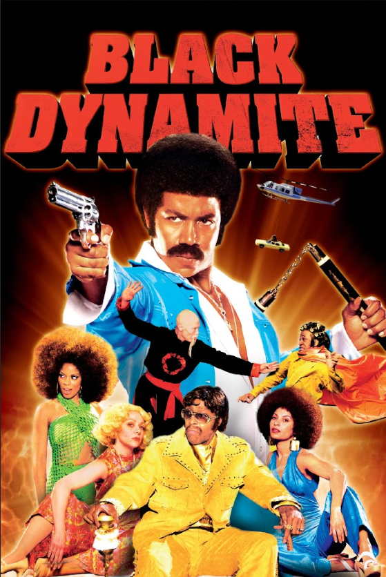 Black Dynamite 2009 Poster 24x36 - Blaxploitation Comedy, Action Film Art