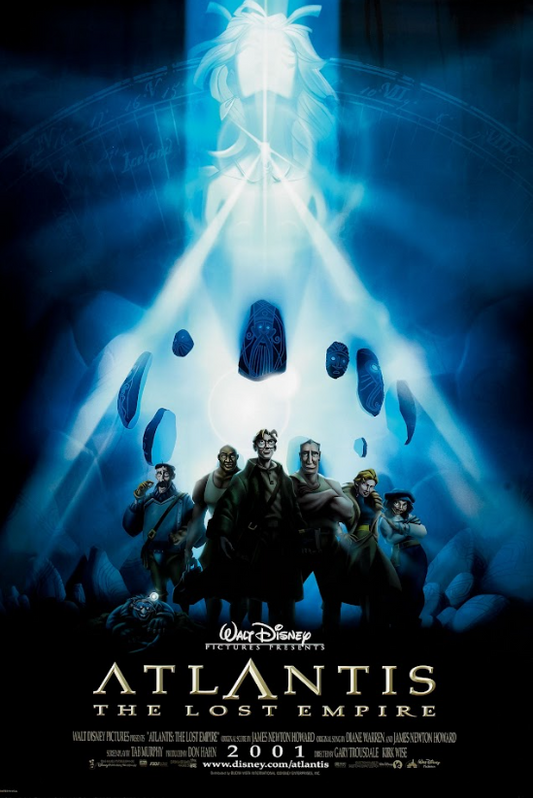 Atlantis: The Lost Empire (2001) Poster 24x36 – Animated Adventure, Epic Quest