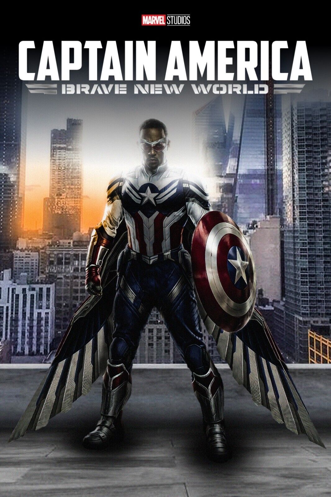 Captain America Brave New World Movie Posters 24x36 Many Versions! Red Hulk ford