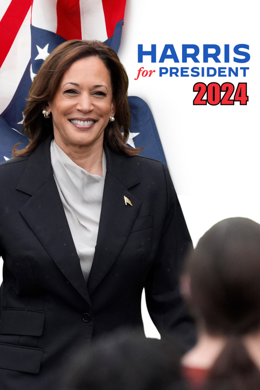 Kamala Harris for President 2024 Poster 24x36 Biden VP Democratic party Trump 24 - PosterFire.com