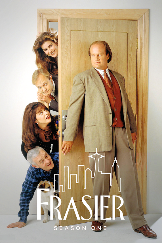 Frasier 1993 Season 1 Poster 24x36 - Classic Sitcom, Cheers Spin-Off, Frasier