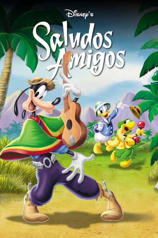 Saludos Amigos (1942) 24x36 Movie Poster, Disney Animated Classic, Rare Vintage - PosterFire.com