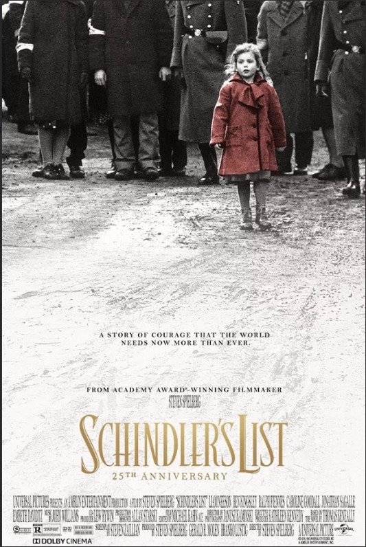 1993 Schindler's List Movie Poster 24x36 Oscar-Winning Historical Drama Film - PosterFire.com