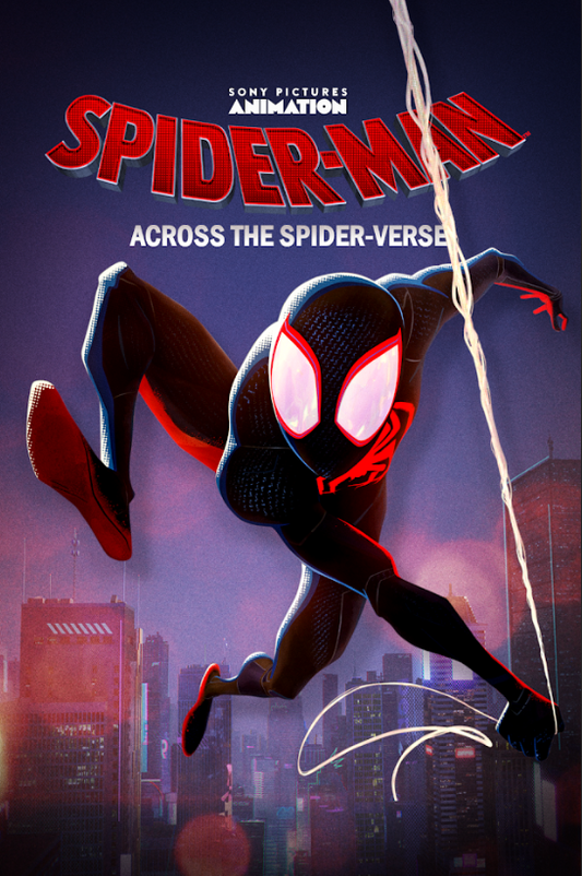 Spider-Man Across the Spider-Verse 2023 Poster 24x36 - Animated Action Adventure