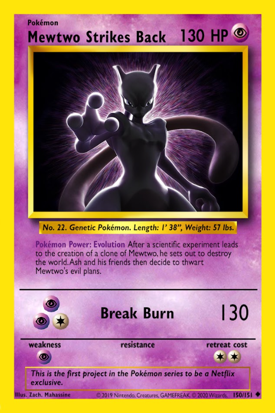 Pokémon: Mewtwo Strikes Back - Evolution 2019 Poster 24x36 - Animated Adventure - PosterFire.com