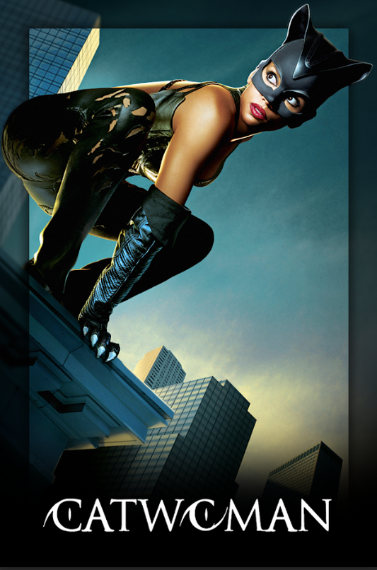 Catwoman 2004 Poster 24x36 - Halle Berry Superhero Action Thriller Dark Vigilant - PosterFire.com