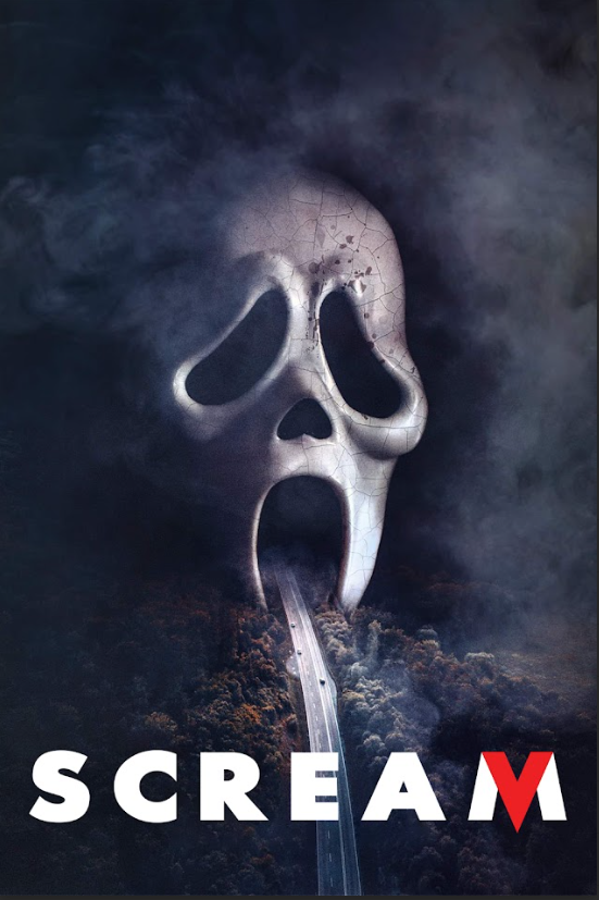 Scream 2022 Poster 24x36 - Slasher Horror Reboot Ghostface Suspense Thriller