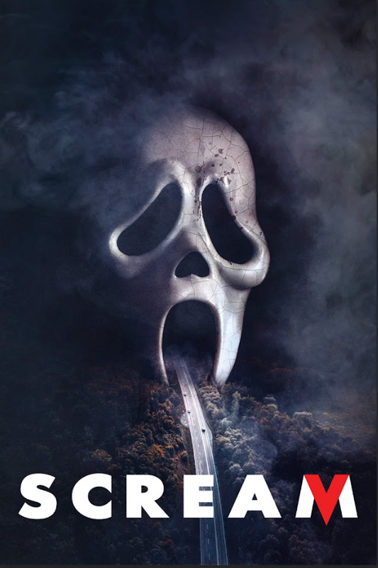 Scream 2022 Poster 24x36 - Slasher Horror Reboot Ghostface Suspense Thriller