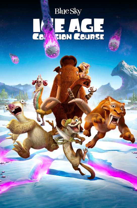 Ice Age: Collision Course 2016 Movie Poster 24x36 | Animated Comedy Adventure