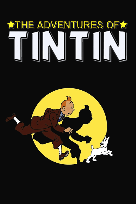 The Adventures of Tintin (1991) 24x36 Movie Poster Animated Adventure Classic