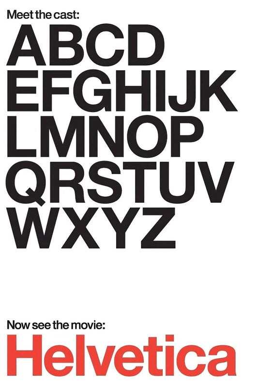 Helvetica (2007) Poster 24x36 - Documentary Art Design - PosterFire.com