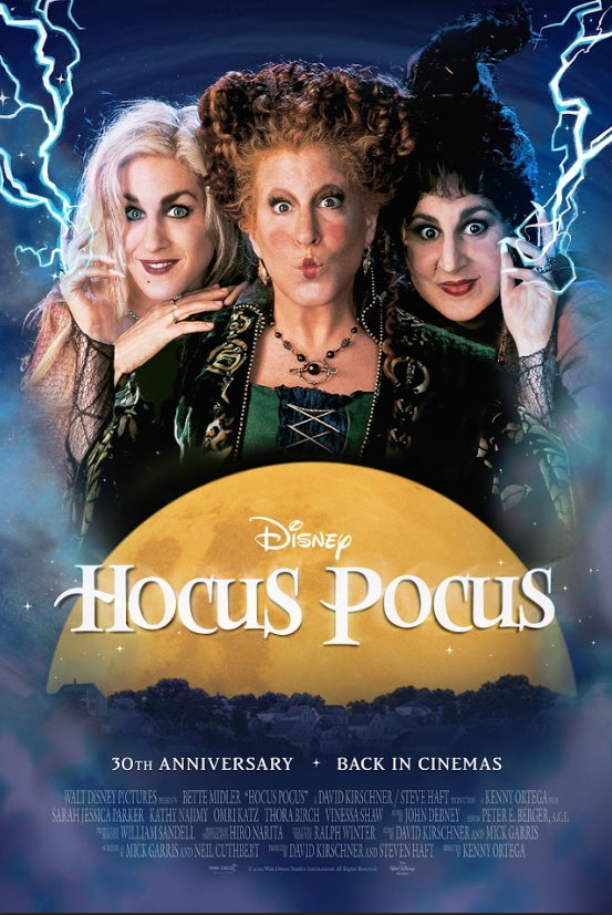 Hocus Pocus Poster 24x36 – Classic Halloween Movie, Sanderson Sisters Magic