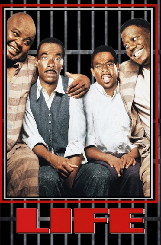 Life 1999 Movie Poster 24x36 - Comedy Drama, Eddie Murphy, Martin Lawrence - PosterFire.com