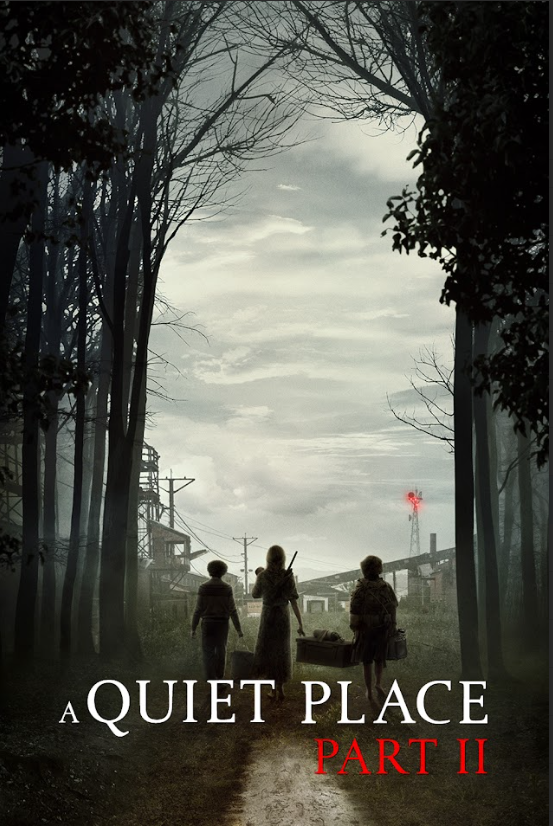 A Quiet Place Part II (2021) 24x36 Poster - Emily Blunt, Horror Sequel Poster