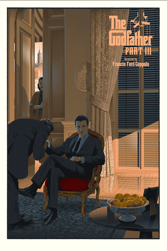 The Godfather Part III (1990) 24x36 Movie Poster Timeless Classic Crime Drama - PosterFire.com