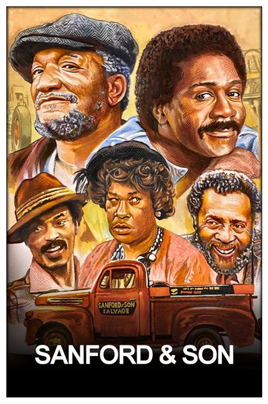 Sanford and Son 1972 TV Show Poster 24x36 - Classic Comedy - Legendary TV Series