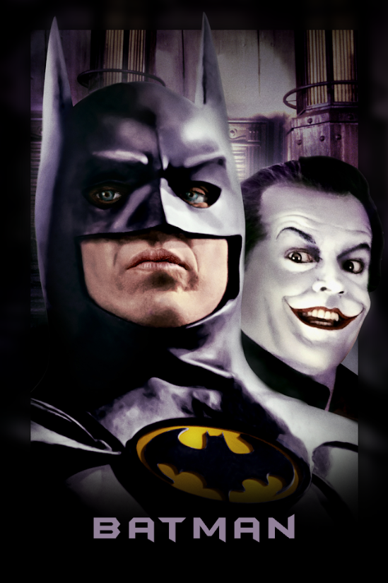 Batman (1989) 24x36 Poster - Michael Keaton, Tim Burton Classic Poster - PosterFire.com