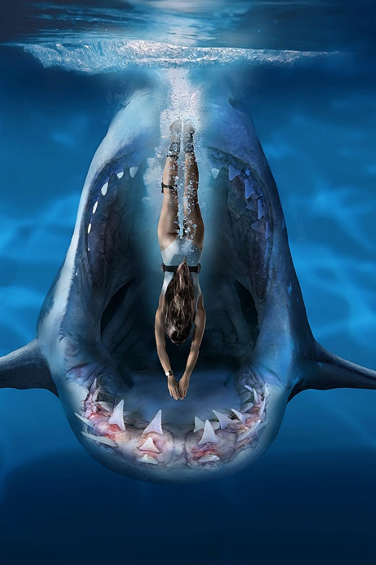 Deep Blue Sea 3 2020 Poster 24x36 - Shark Horror, Action Sequel