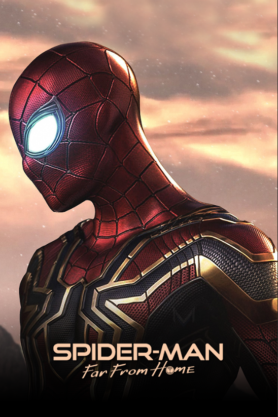 Spider-Man: Far From Home (2019) 24x36 Movie Poster Marvel Superhero Adventure