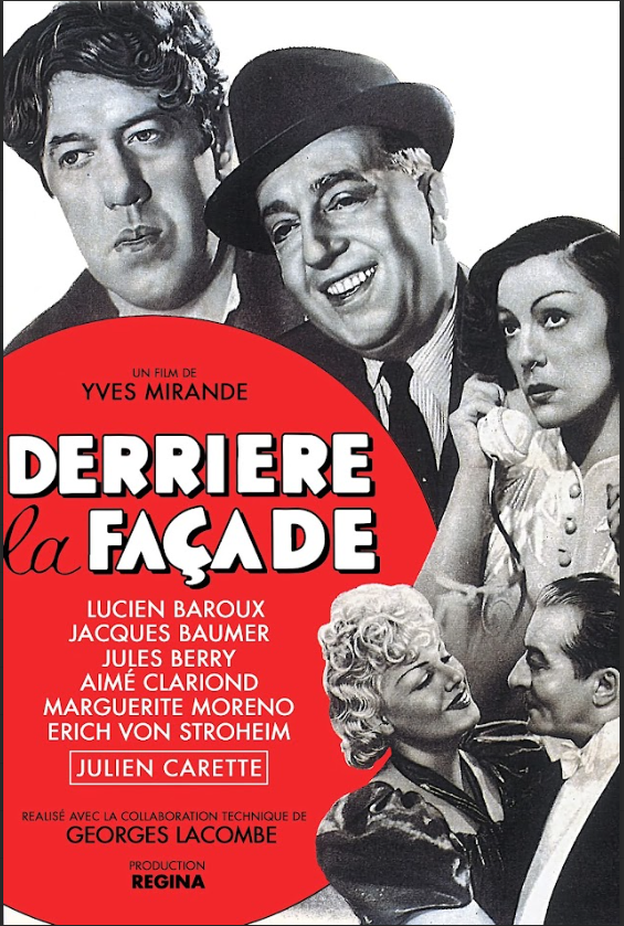 Behind the Facade 1939 Poster 24x36 - Classic Mystery Drama, Vintage Film Art