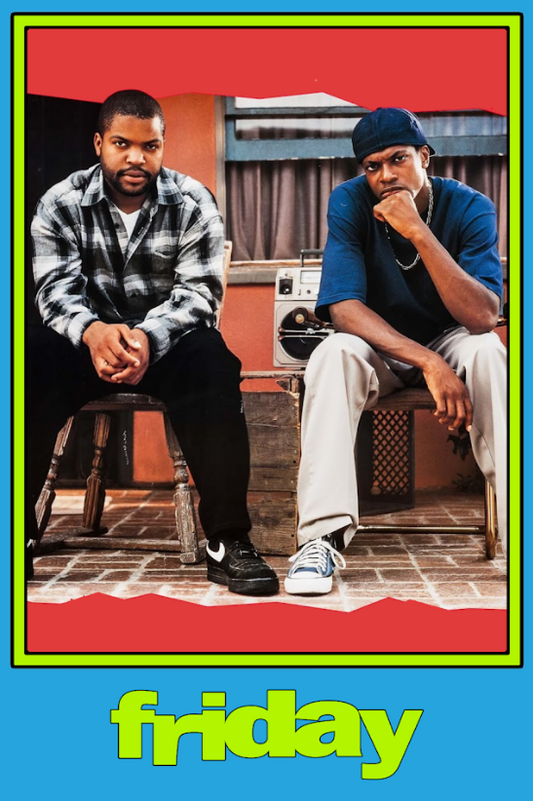 Friday (1995) 24x36 Movie Poster, Ice Cube, Chris Tucker, Iconic Comedy Film - PosterFire.com