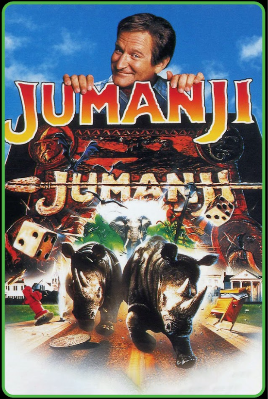 Jumanji 1995 Poster 24x36 - Classic Adventure Film, Robin Williams Jungle Fantas - PosterFire.com